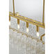 Canada LED 11.25 inch Brass Chandelier Ceiling Light